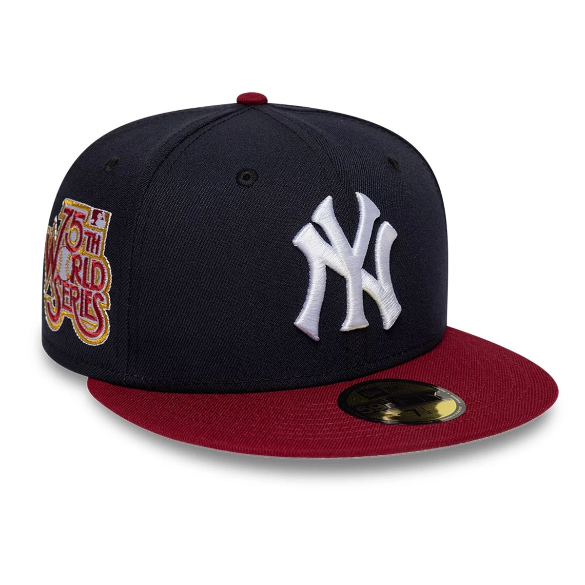 New York Yankees MLB Cooperstown Navy 59FIFTY Fitted Cap-klyvox