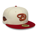 Arizona Diamondbacks MLB Cooperstown White 59FIFTY Fitted Cap-klyvox