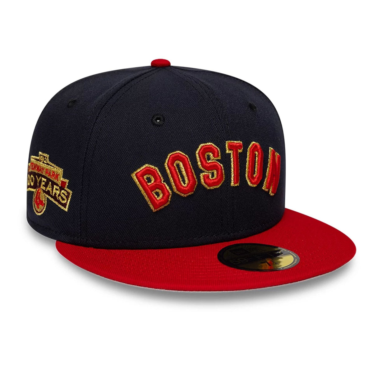 Boston Red Sox MLB Cooperstown Navy 59FIFTY Fitted Cap-klyvox