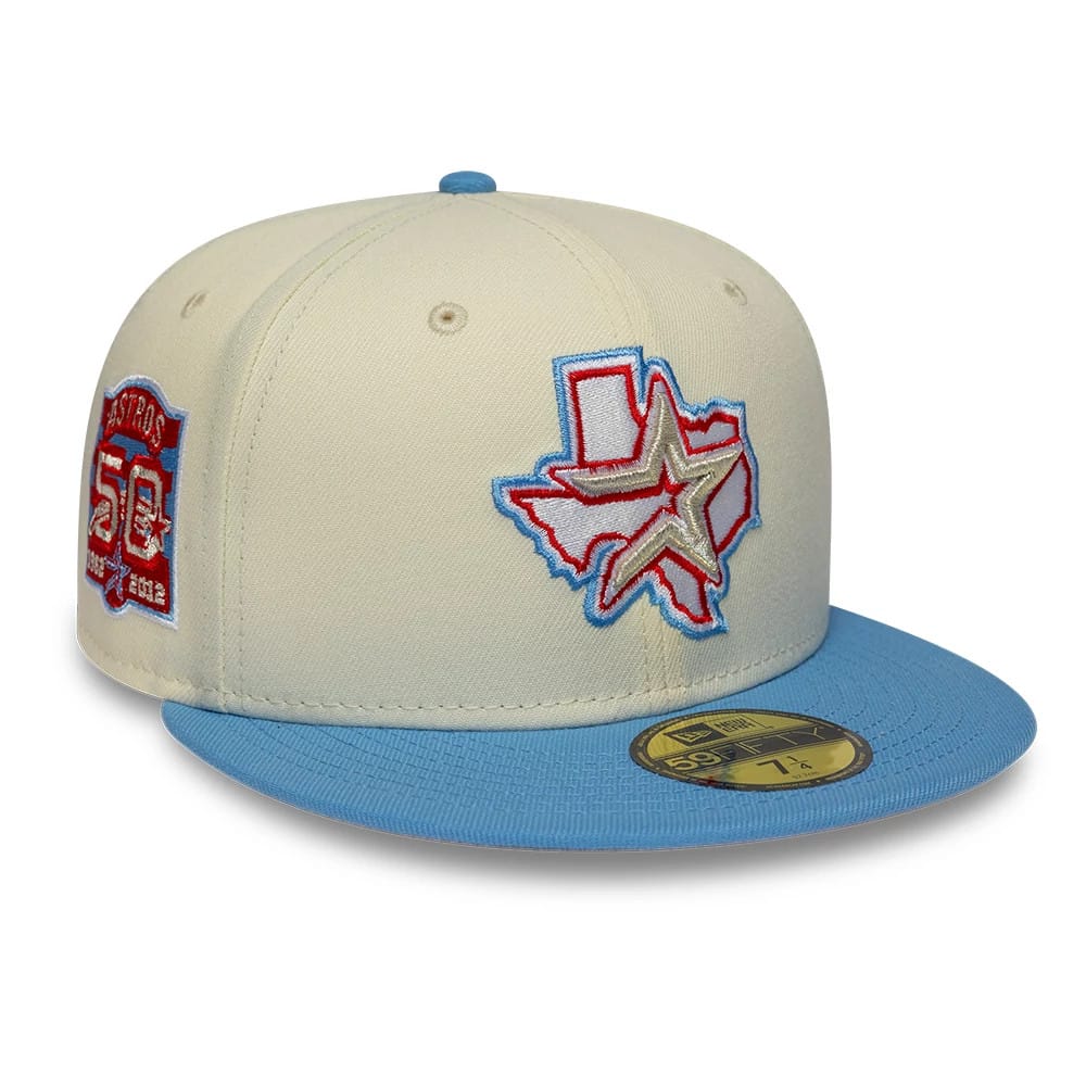 Houston Astros MLB Cooperstown Cream 59FIFTY Fitted Cap-klyvox