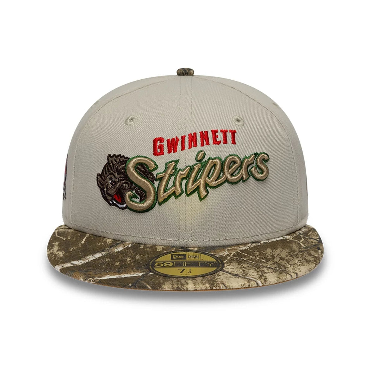 Gwinnett Stripers MiLB Hometown Beige 59FIFTY Fitted Cap-klyvox