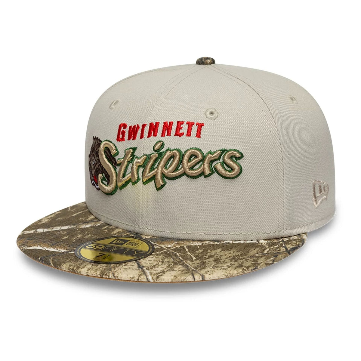 Gwinnett Stripers MiLB Hometown Beige 59FIFTY Fitted Cap-klyvox