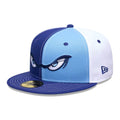 Lake Elsinore Storm MiLB Pinwheel Pastel Blue 59FIFTY Fitted Cap-klyvox