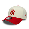 New York Yankees MLB Chrome Scarlet Cream 9FORTY A-Frame Adjustable Cap-klyvox
