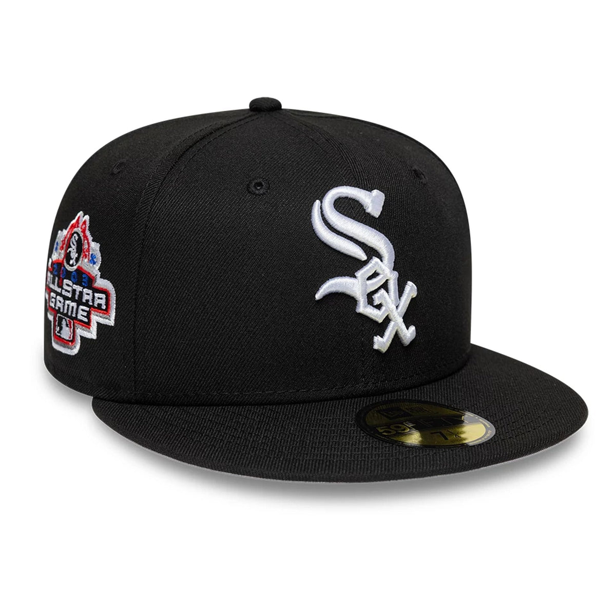 Chicago White Sox MLB Cooperstown Black 59FIFTY Fitted Cap-klyvox