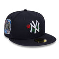 New York Yankees MLB Rose Navy 59FIFTY Fitted Cap-klyvox