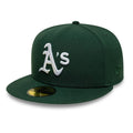 Athletics MLB Dark Green 59FIFTY Fitted Cap-klyvox