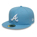 Atlanta Braves MLB Pastel Blue 59FIFTY Fitted Cap-klyvox