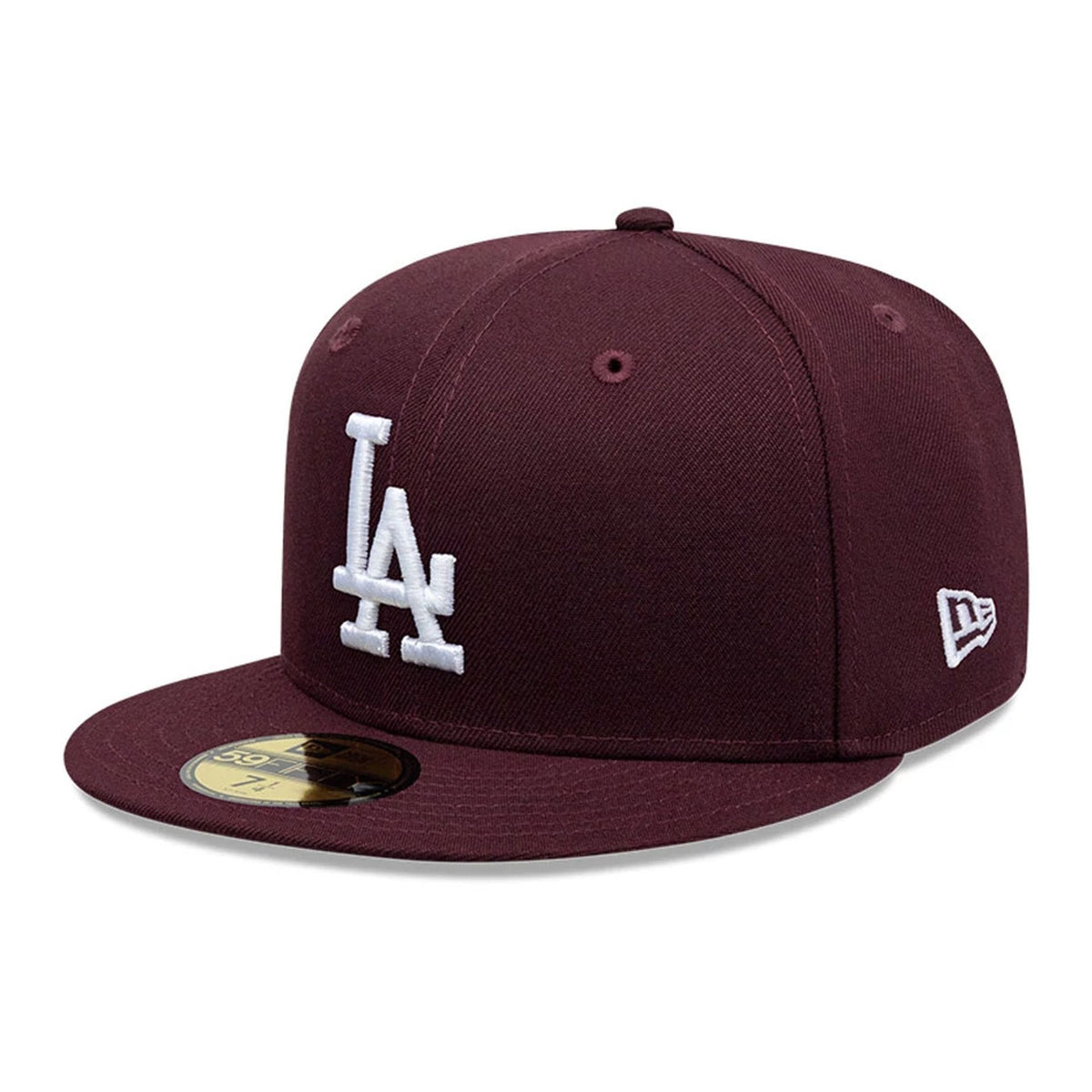 LA Dodgers MLB Dark Purple 59FIFTY Fitted Cap-klyvox