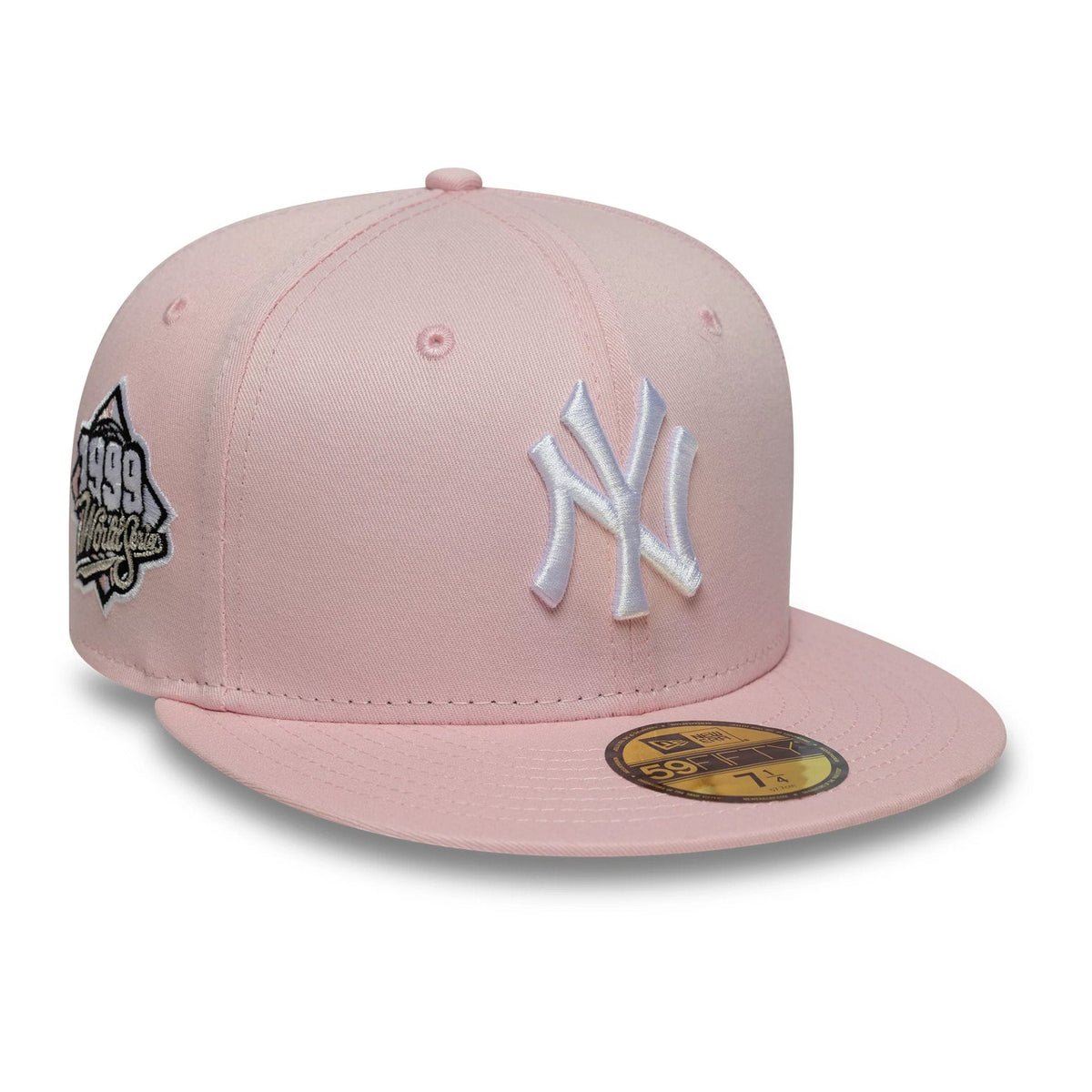 New York Yankees MLB World Series Pink 59FIFTY Fitted Cap-klyvox