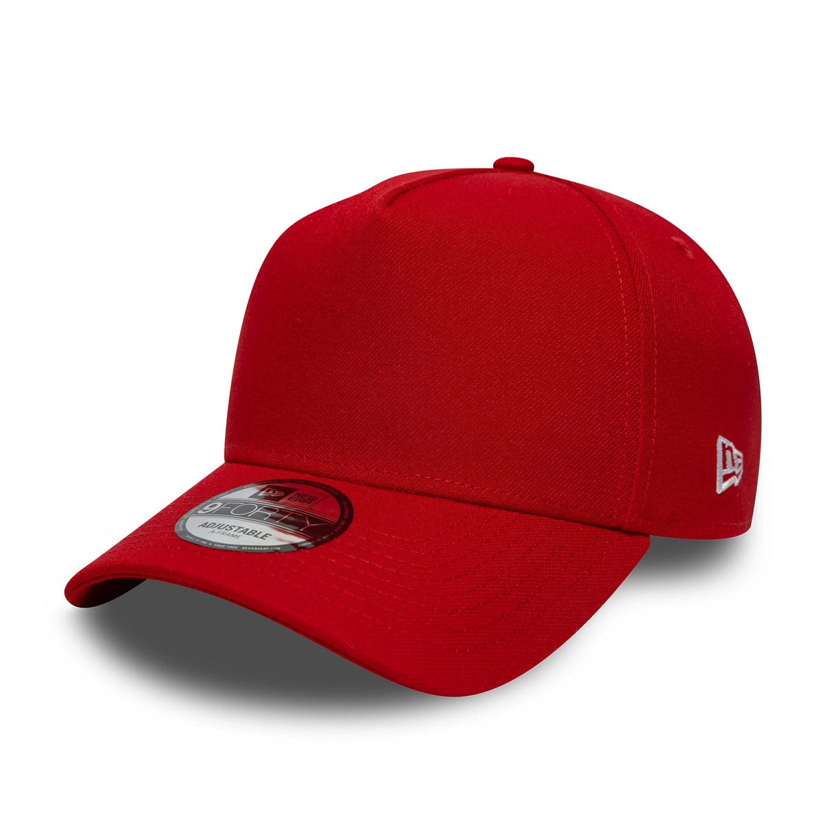 New Era Red 9FORTY A-Frame Adjustable Cap-klyvox