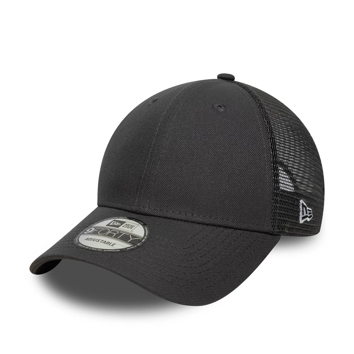 New Era Grey 9FORTY Trucker Adjustable Cap-klyvox
