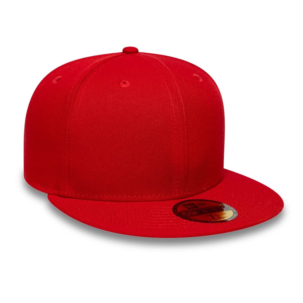 New Era Red 59FIFTY Fitted Cap-klyvox