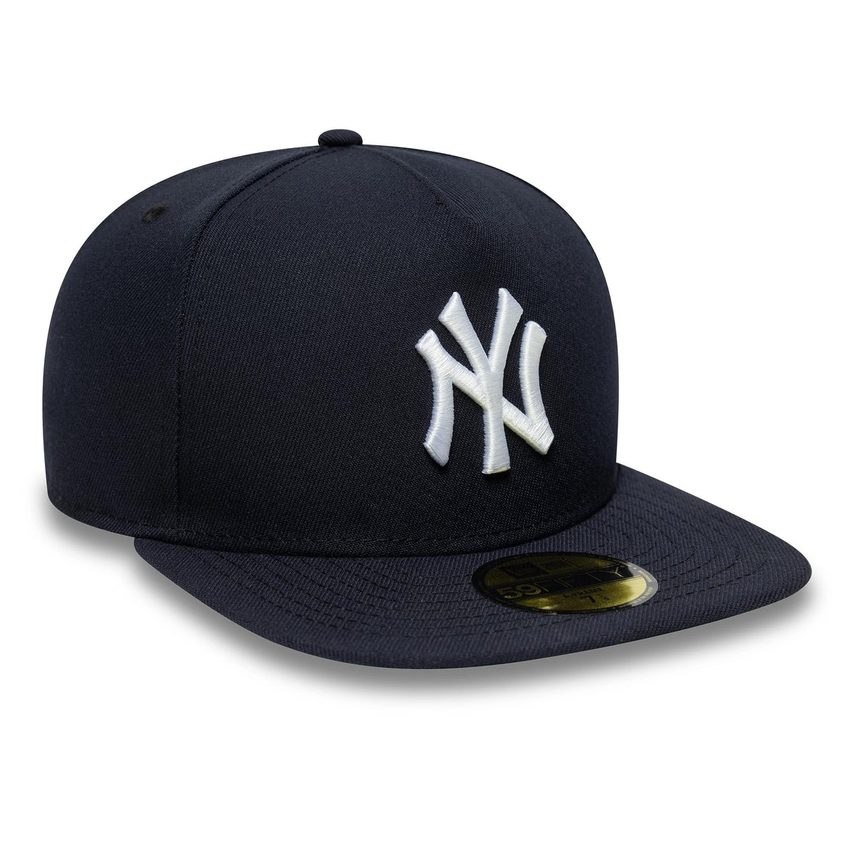 New York Yankees MLB Flat Navy 59FIFTY A-Frame Fitted Cap-klyvox
