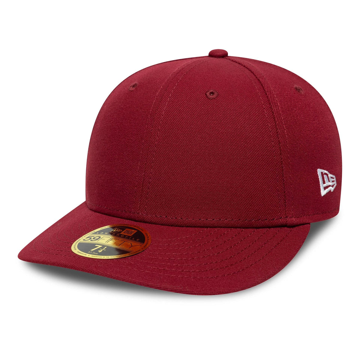 New Era Dark Red Low Profile 59FIFTY Fitted Cap-klyvox