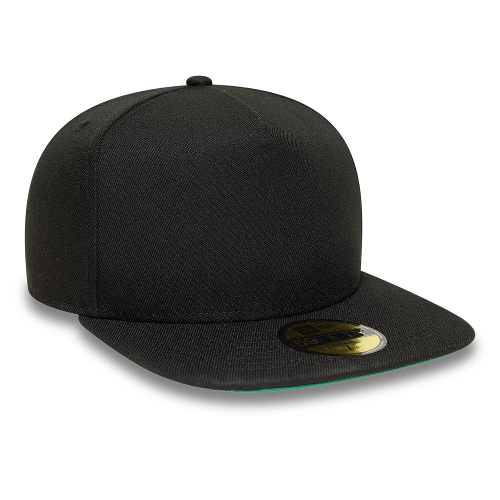 New Era Black 59FIFTY Fitted A-Frame Cap-klyvox