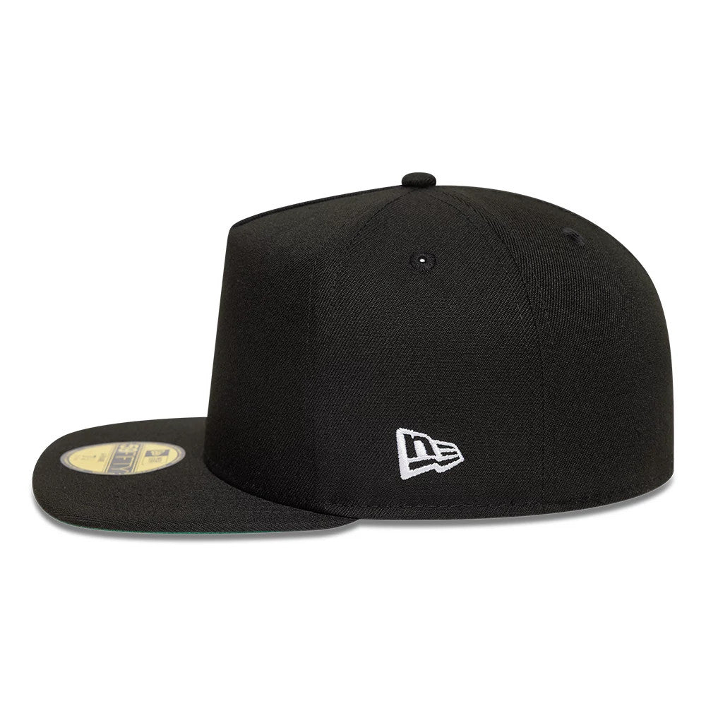New Era Black 59FIFTY Fitted A-Frame Cap-klyvox