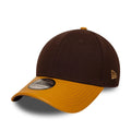 New Era Dark Brown 39THIRTY Stretch Fit Cap-klyvox