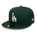LA Dodgers MLB Dark Green 59FIFTY Fitted Cap-klyvox