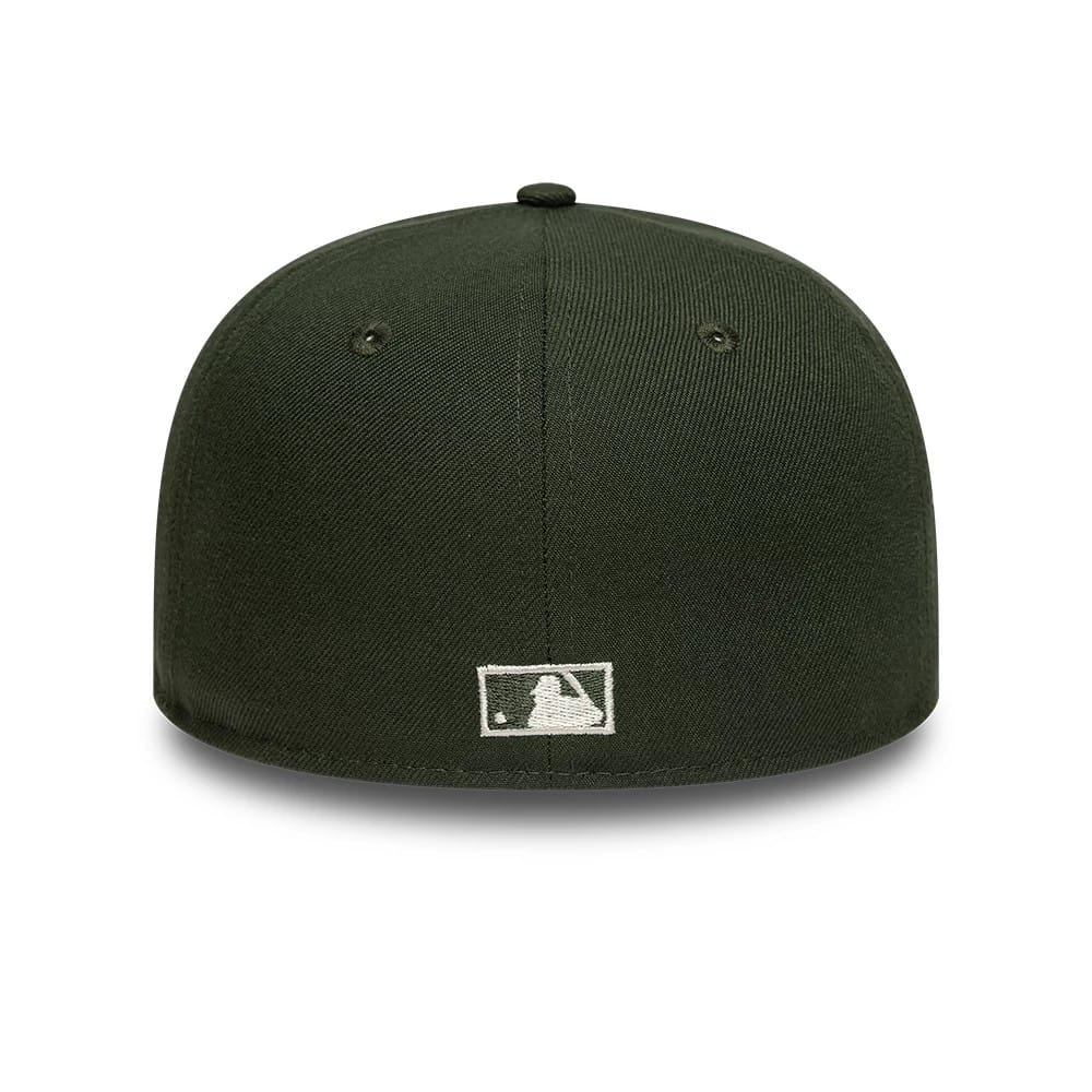 New York Yankees MLB Dark Green 59FIFTY Fitted Cap-klyvox