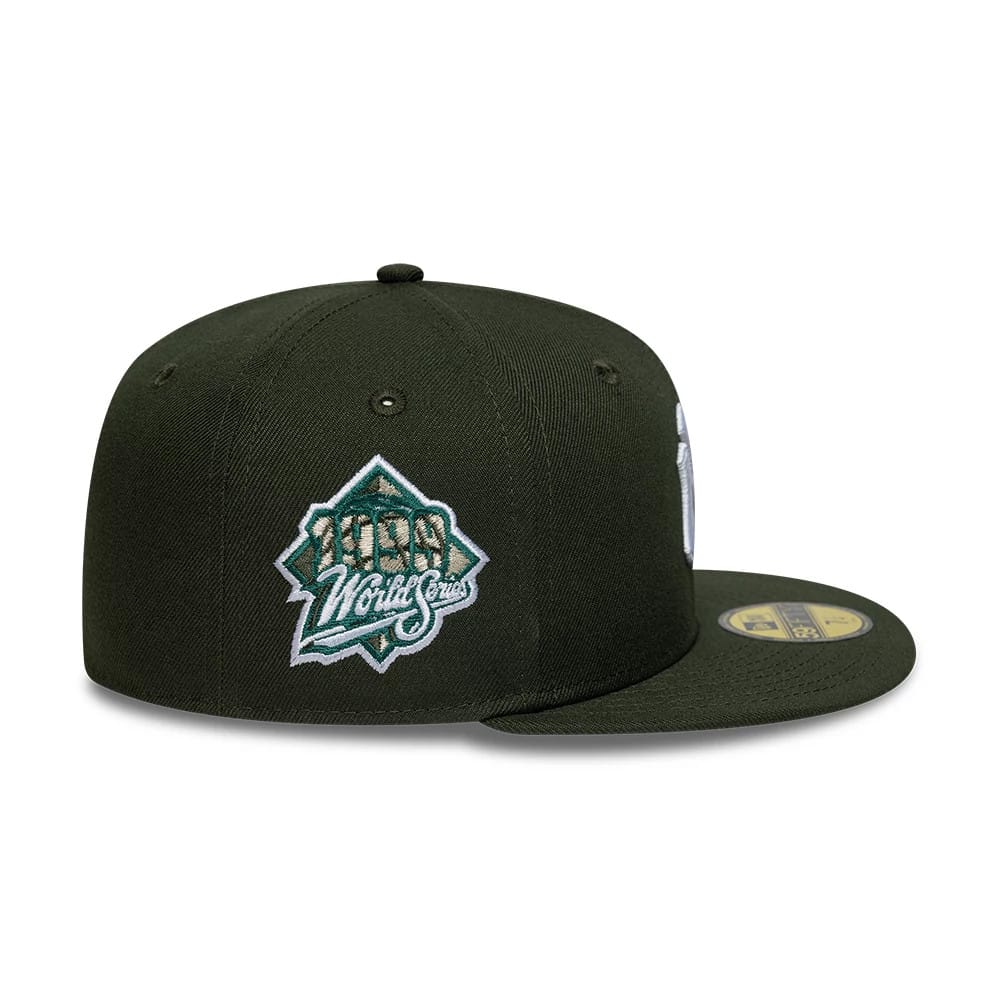 New York Yankees MLB Dark Green 59FIFTY Fitted Cap-klyvox