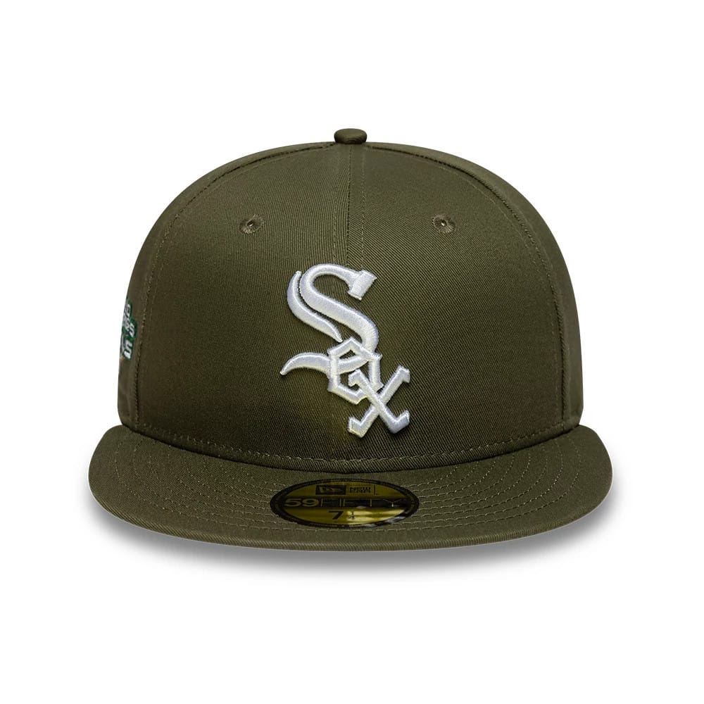 Chicago White Sox MLB Green 59FIFTY Fitted Cap-klyvox