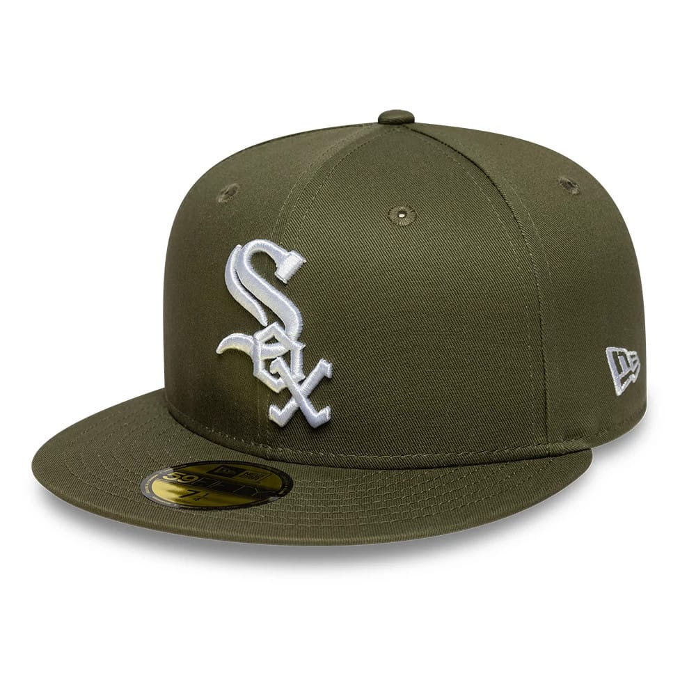 Chicago White Sox MLB Green 59FIFTY Fitted Cap-klyvox