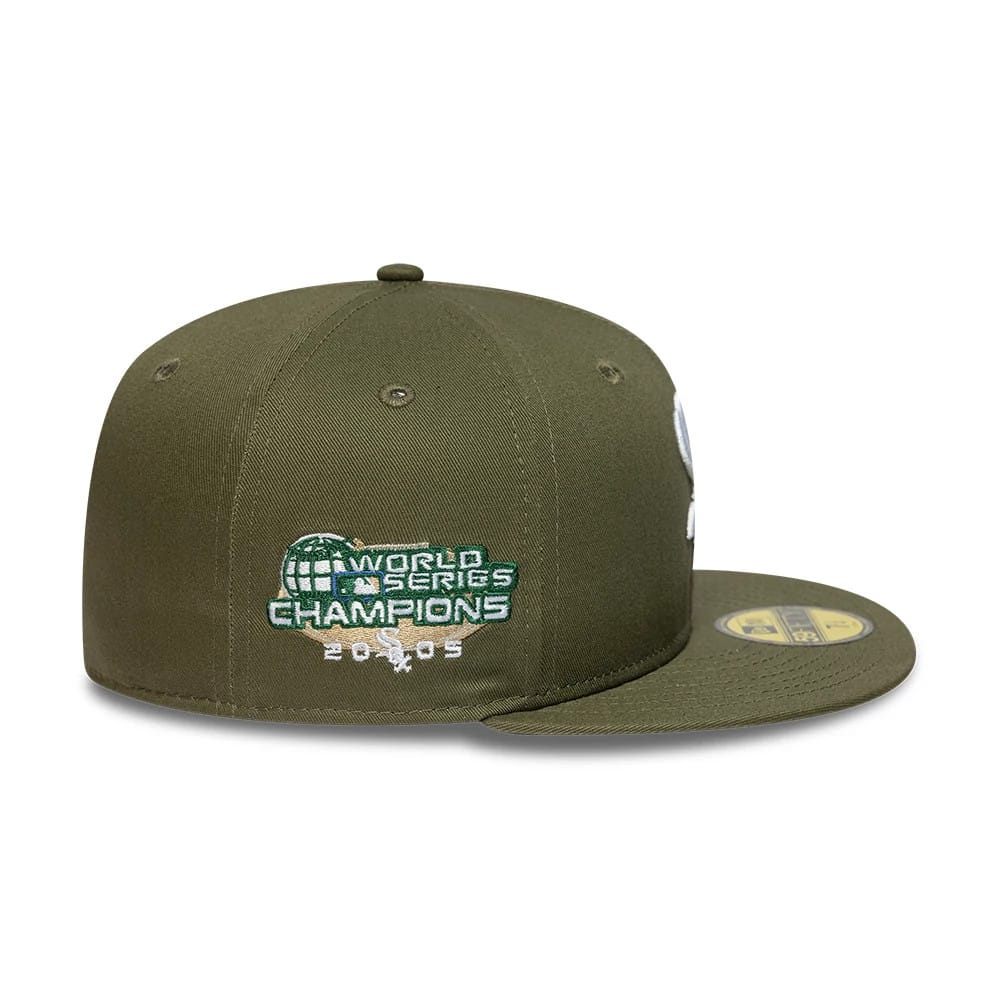 Chicago White Sox MLB Green 59FIFTY Fitted Cap-klyvox