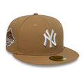 New York Yankees MLB Beige 59FIFTY Fitted Cap-klyvox
