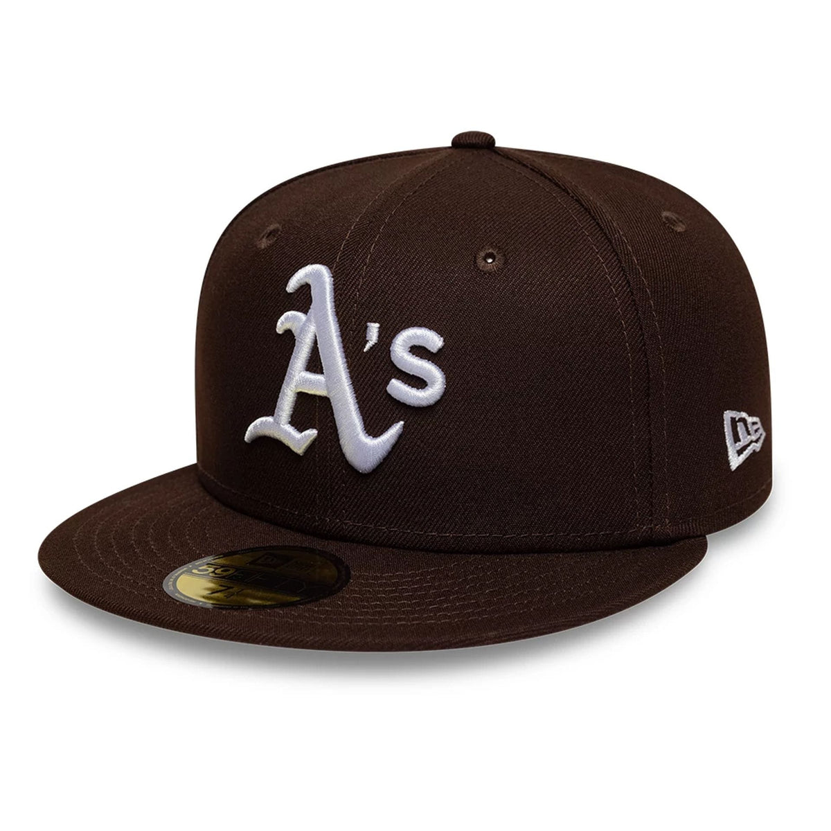 Athletics MLB Dark Brown 59FIFTY Fitted Cap-klyvox