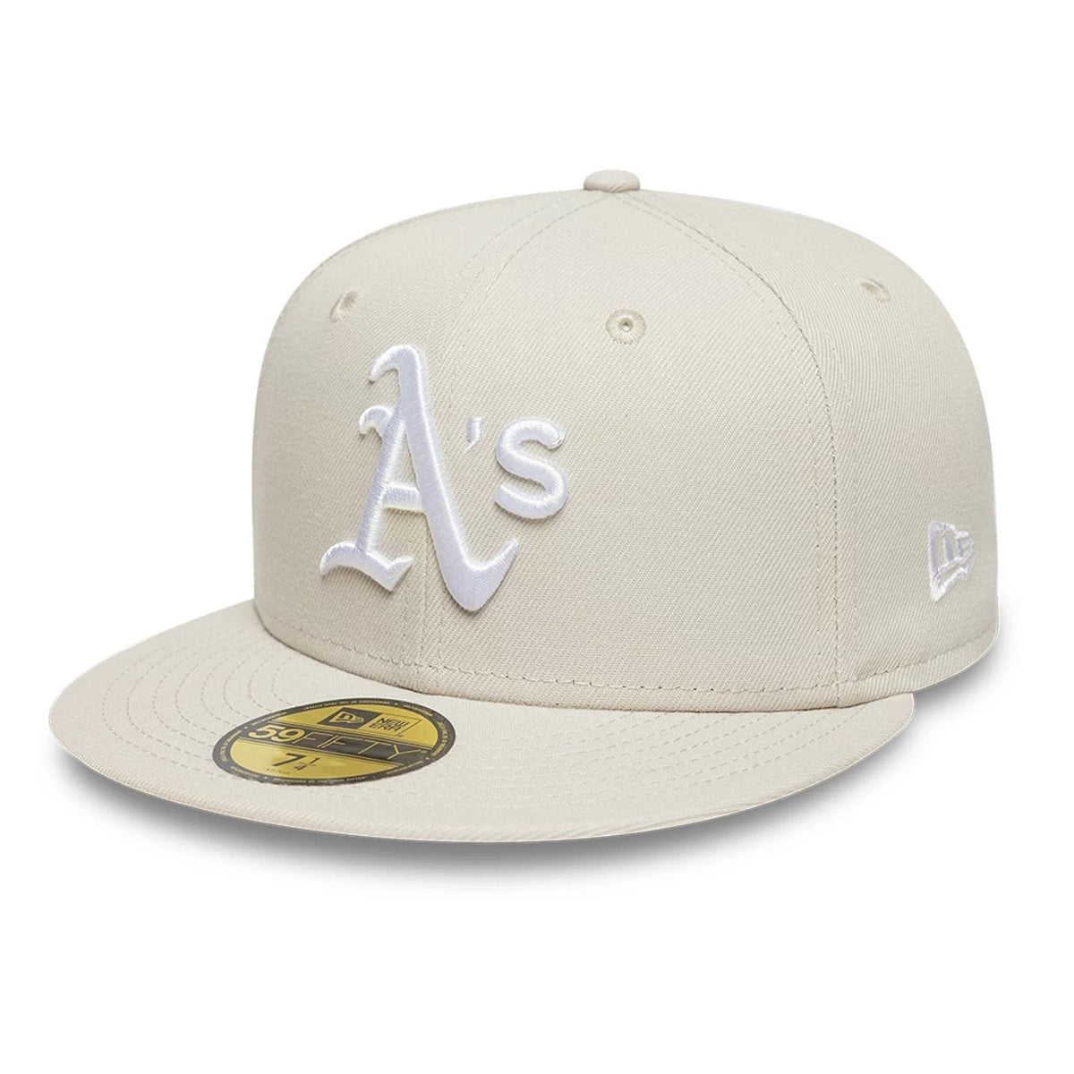 Athletics MLB Beige 59FIFTY Fitted Cap-klyvox