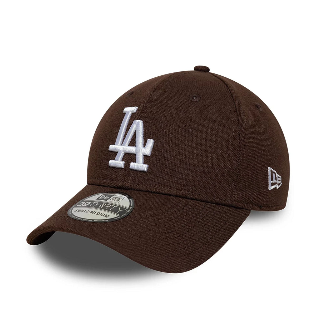 LA Dodgers MLB Dark Brown 39THIRTY Stretch Fit Cap-klyvox