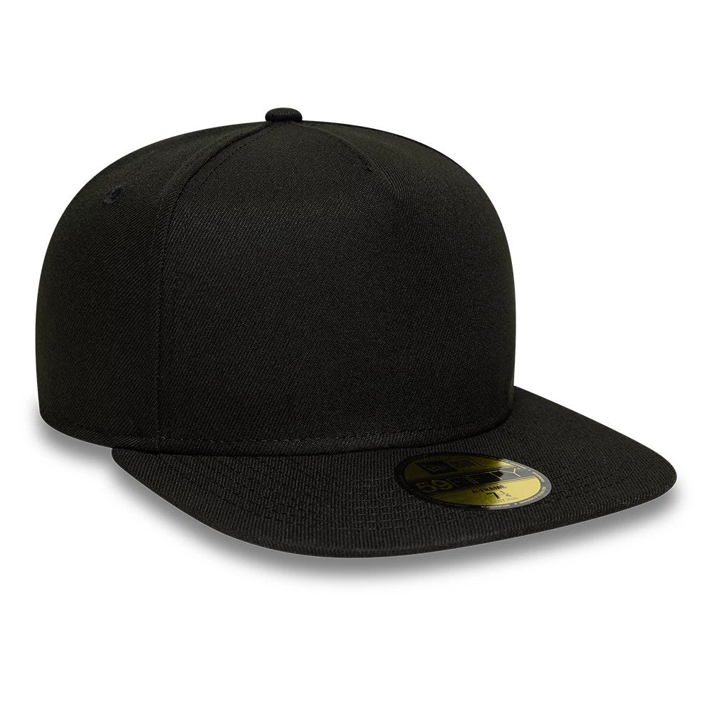 New Era Black 59FIFTY A-Frame Fitted Cap-klyvox