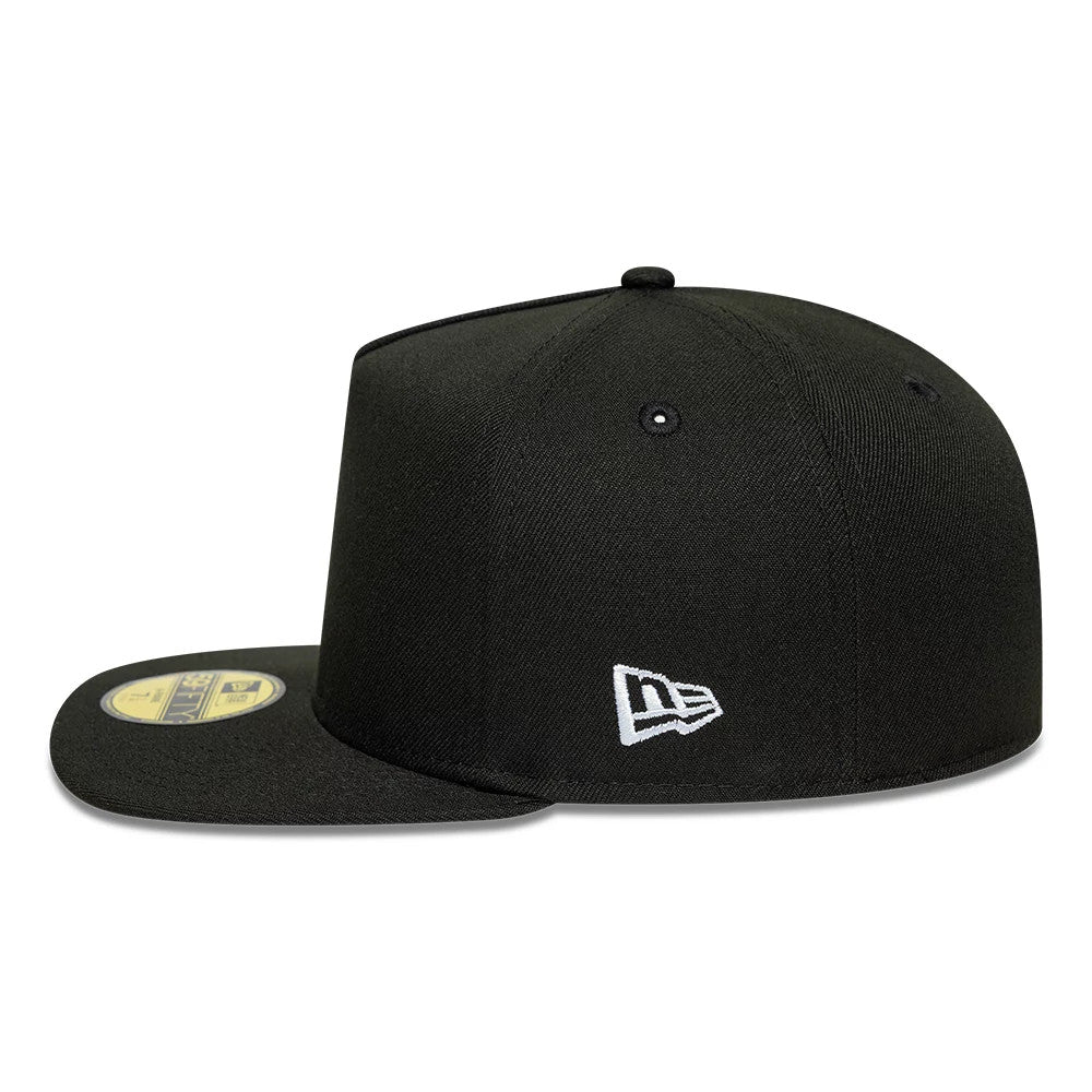 New Era Black 59FIFTY A-Frame Fitted Cap-klyvox