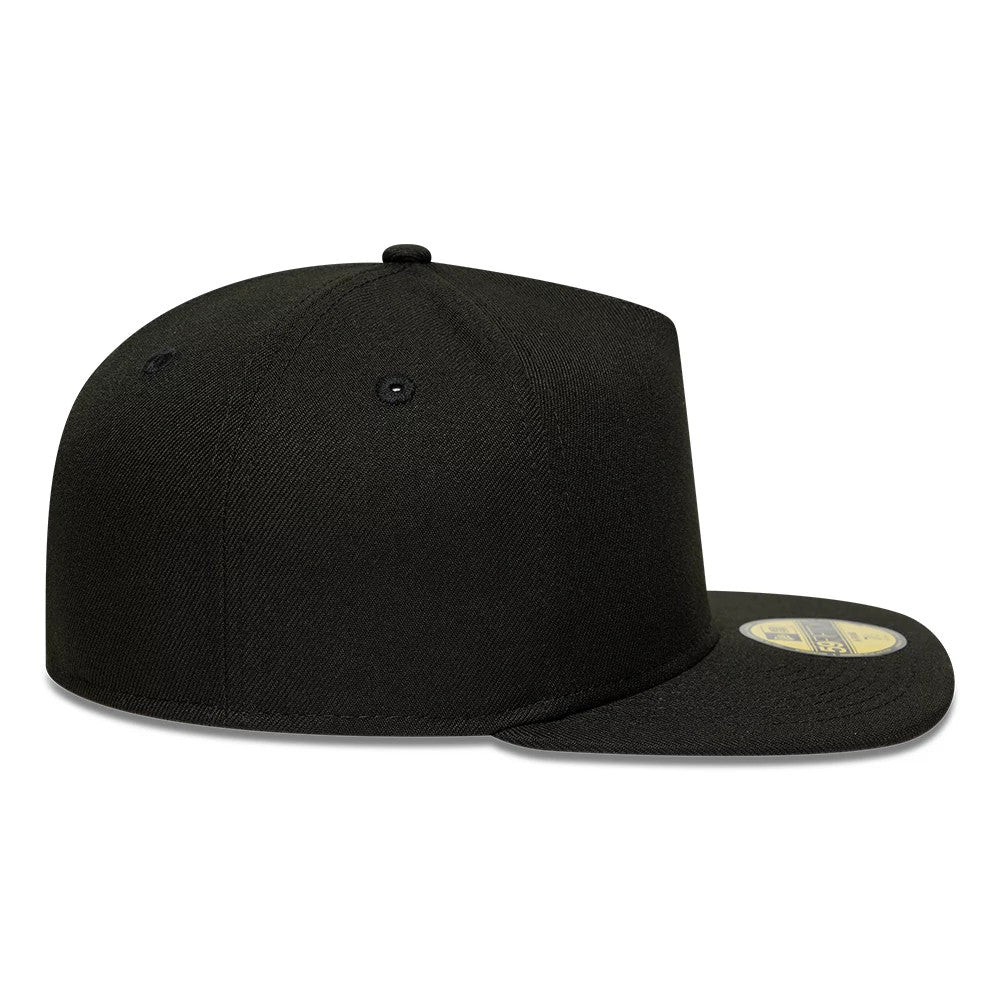 New Era Black 59FIFTY A-Frame Fitted Cap-klyvox