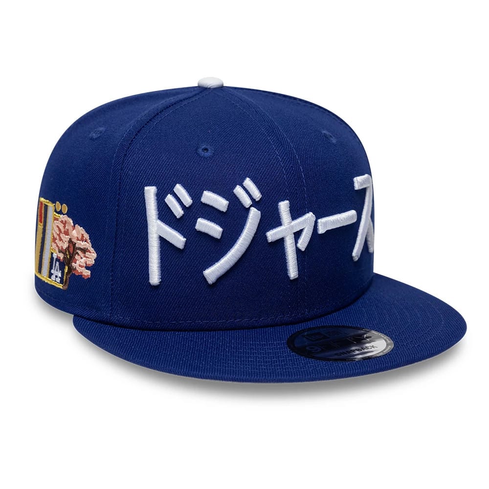 LA Dodgers MLB Kanji Dark Blue 9FIFTY Snapback Adjustable Cap-klyvox