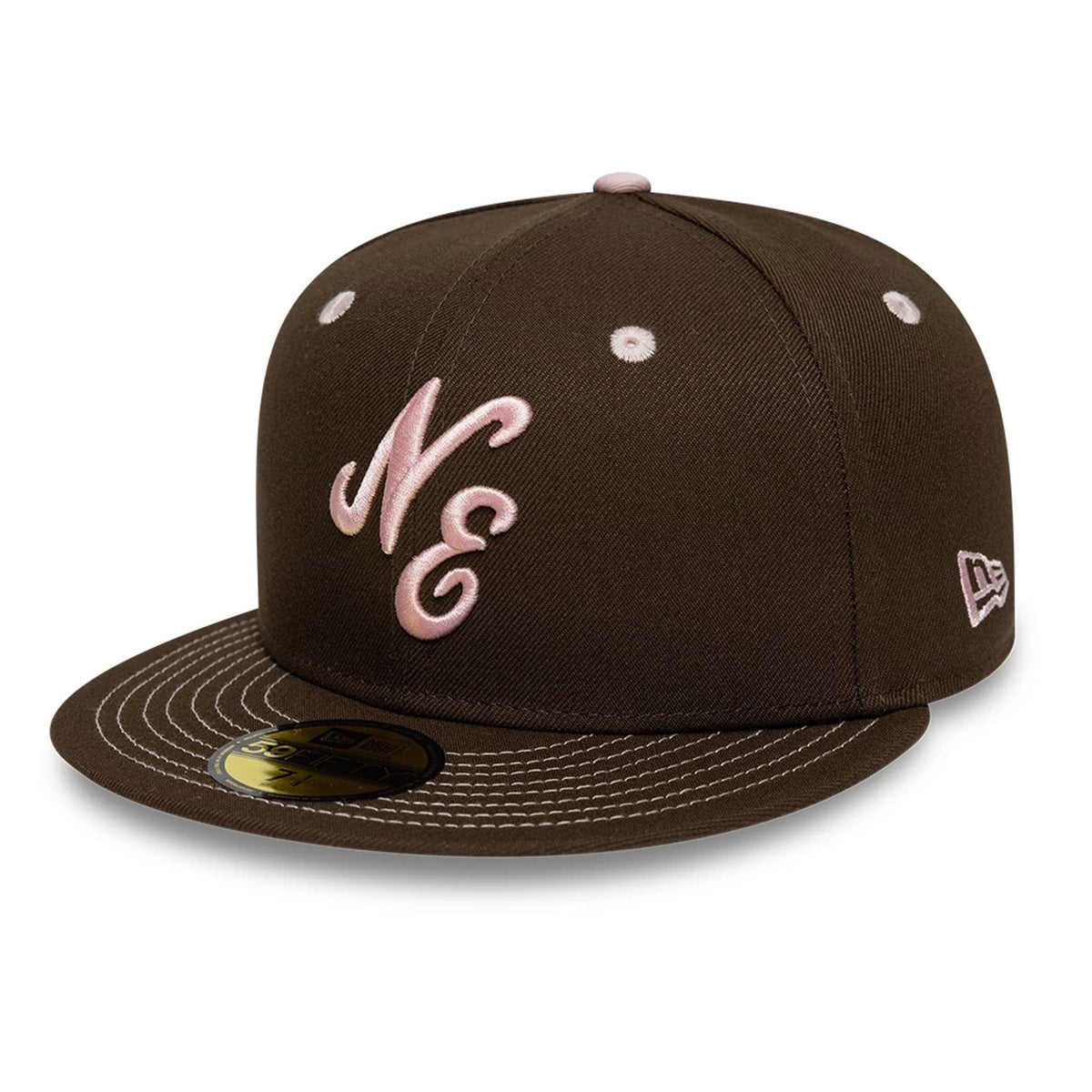 New Era With Love Dark Brown 59FIFTY Fitted Cap-klyvox