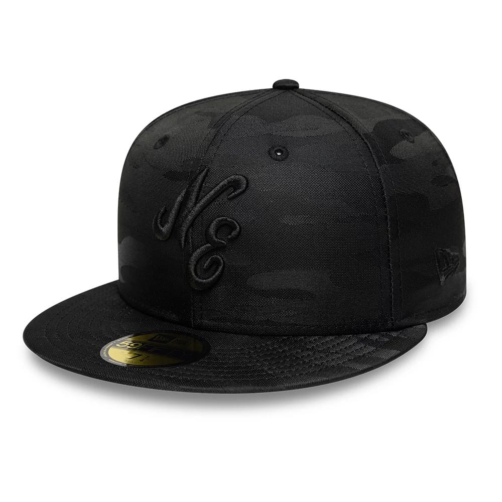 New Era Camo Black 59FIFTY Fitted Cap-klyvox